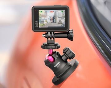 Магнитный держатель на присоске + 3D-шаровая головка для камеры GoPro / ULANZI