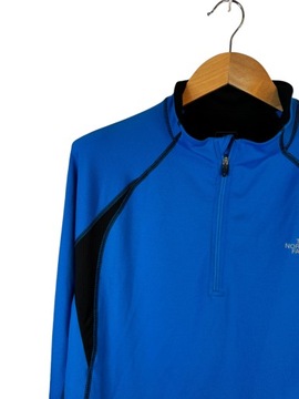 Koszulka z dł rękawem The North Face niebieska z logiem XL