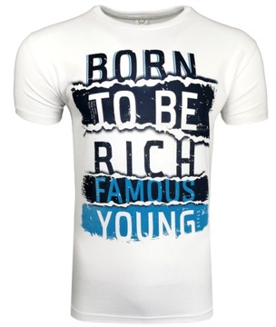 KOSZULKA MĘSKA T-SHIRT _ BIAŁY T589 _ r. XXL