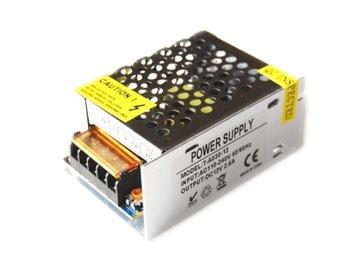 Zasilacz STABILIZOWANY 25W 12V 2,1A Taśma LED RGB