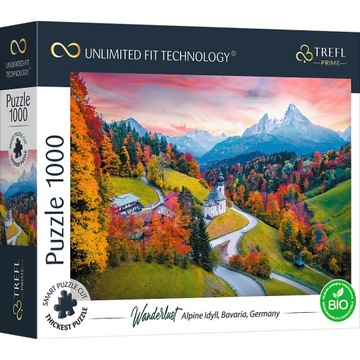 Puzzle 1000 elementów At the Foot of Alps Idylla