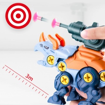 ДИНОЗАВРЫ ДЛЯ СКРУЧИВАНИЯ И РАЗБОРКИ Набор из 3-х ФИГУРОК с ПУСКАМИ СТРЕЛ