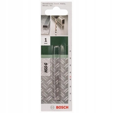 Wiertło do metalu Bosch HSS-G 1,0x12x34 op. 2szt