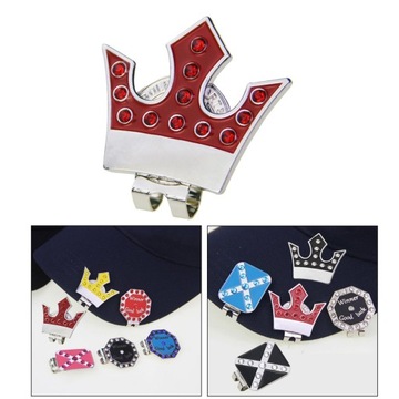 Gazechimp 2 шт. маркеры для мяча для гольфа, зажим для шляпы, настройка выравнивания, помощь игроку в гольф