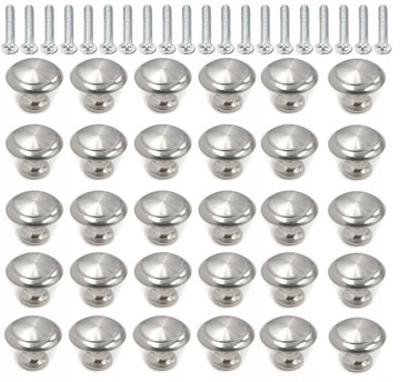 30 SZTUK UCHWYTÓW DO SZAFEK KUCHENNYCH 30mm