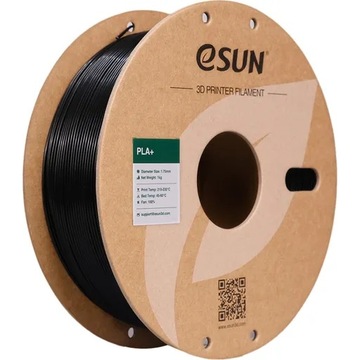 Filament eSun PLA+ Black 1KG Czarny