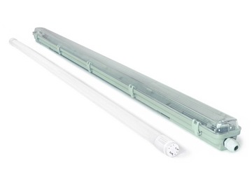 OPRAWA HERMETYCZNA 1x120CM + 1x ŚWIETLÓWKA LED 18W 6000K