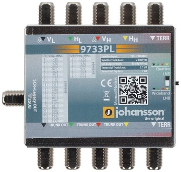 МУЛЬТИСВИТЧ UNICABLE I/II MS-9733PL 5 ВХОДОВ / 5 Вт