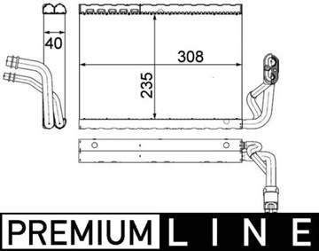 PAROWNIK KLIMATYZACJI BEHR PREMIUM LINE - AE 91 000P