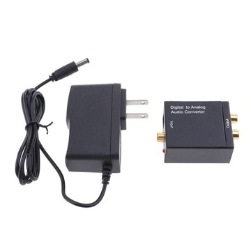 Cyfrowy optyczny konwerter sygnału RCA na analogow
