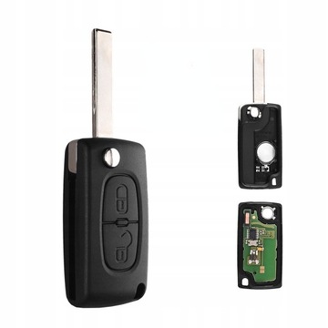 KLUCZYK Z ELEKTRONIKĄ Citroen Peugeot 207 307 308