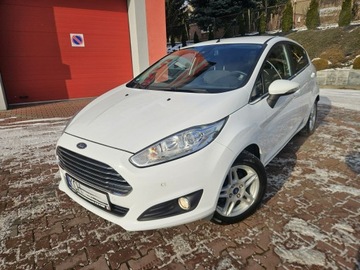 Ford Fiesta VII Hatchback 3d Facelifting 1.0 EcoBoost 125KM 2015 Ford Fiesta Led, Navi,Klimatronik, Grzane Fotele,