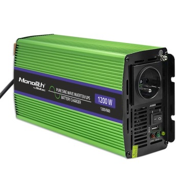 Przetwornica z ładowaniem 12V 230V 1200W Sinus