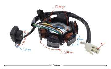 Junak 901 902 WS50 Fighter Sprint ZXT50 магнето