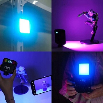 ULANZI RGB СВЕТОДИОДНАЯ ЛАМПА МИНИ МАЛЕНЬКАЯ НЕПРЕРЫВНОГО СВЕТА