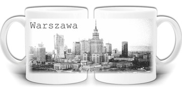 WARSZAWA PAMIĄTKA Z WARSZAWY KUBEK + PUDEŁKO GW657