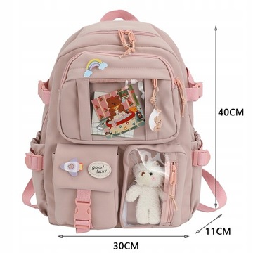 Plecak Kawaii Aesthetic Women School Bag for Teen