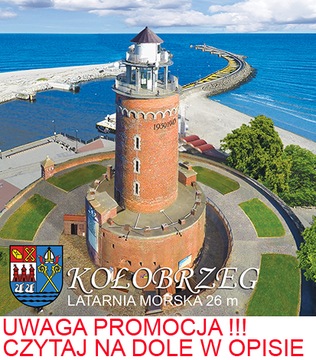 MAGNES NA LODÓWKĘ 3D LATARNIA MORSKA KOŁOBRZEG