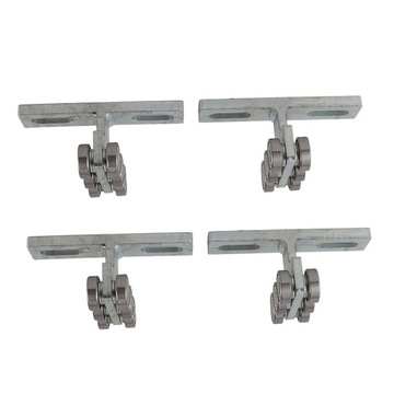 4 шт. подъемная тележка 6-колесная тележка Т-образного типа, роликовое сборочное оборудование для DIY