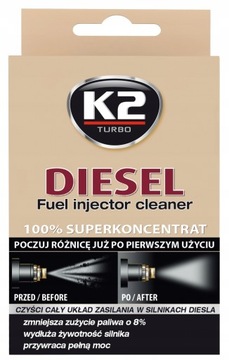 K2 DIESEL ŚRODEK DODATEK KONCENTRAT DO CZYSZCZENIA WTRYSKÓW T312