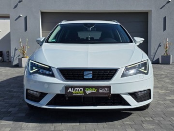 Seat Leon III ST Facelifting 1.6 TDI 115KM 2019 Seat Leon 1.6TDI 116PS Automat Ledy Kamera Sliczny Gwarancja 1.6 Diesel, zdjęcie 8