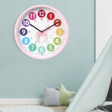 Красочные настенные часы Study Clock 10 Нет