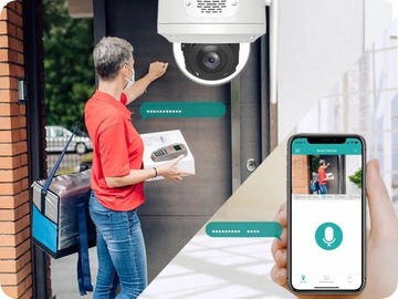 Внутренняя IP-камера Wi-Fi 5 МП, купольная 4 МП
