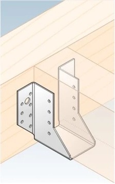 СОЕДИНИТЕЛЬ БАЛКИ ПОДВЕСКА СТРОИТЕЛЬНАЯ ОПОРА 100x80x2