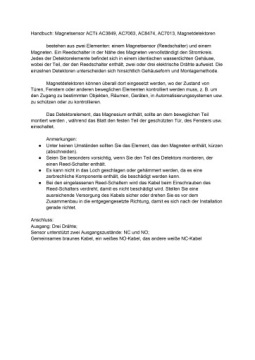 МАГНИТНЫЙ датчик, БОКОВОЙ КОНТАКТРОН 64 мм НО НЗ