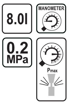 ОПРЫСКИВАТЕЛЬ ДАВЛИТЕЛЬНЫЙ САДОВЫЙ ОПРЫСКИВАТЕЛЬ 8Л