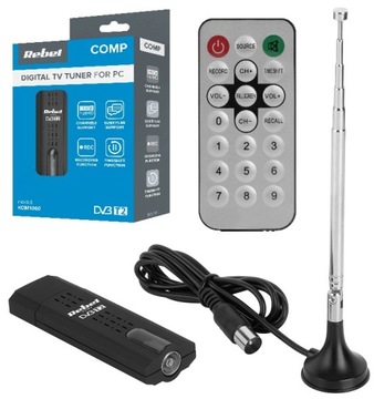 USB DVB-C, DVB-T2 тюнер для ноутбука, ультрабука Rebel