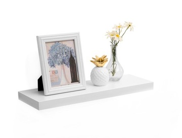 PÓŁKA NA KSIĄZKI PŁYTA MDF Songmics 40 x 20 cm biały