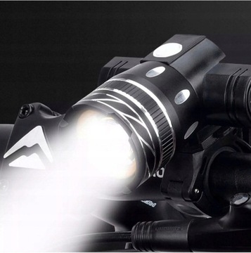 ВЕЛОСИПЕДНАЯ ЛАМПА ПЕРЕДНЯЯ ЗАДНЯЯ ФОНАРЬ СВЕТОДИОДНАЯ ДЛЯ ВЕЛОСИПЕДНОГО РУЛЯ МОЩНЫЙ USB ЯРКИЙ