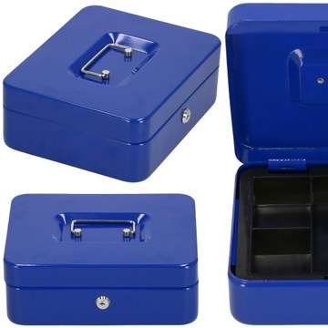 МЕТАЛЛИЧЕСКАЯ КАССЕТА ДЛЯ ДЕНЕЖНЫХ БАНКНОТ МОНЕТЫ СЕЙФ КАССЕТА ДЛЯ КЛЮЧЕЙ