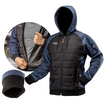 Bluza Robocza Ocieplana Z Kapturem NEO 81-556 L