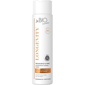 beBIO LONGEVITY Regeneracja i odżywianie szampon do włosów 300ml