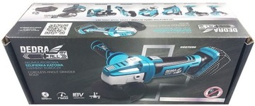 Аккумуляторная угловая шлифовальная машина DEDRA 18 В 2x 4 Ач