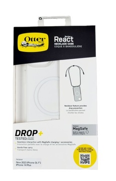 Etui Plecki Otterbox React do Apple iPhone'a 14 Plus BIAŁY
