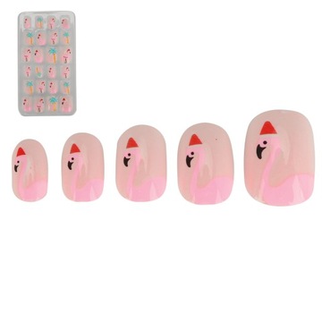 НАКОНЕЧНИКИ НАСКУССТВЕННЫЕ НОГТИ ДЛЯ ДЕТЕЙ МИШКИ ТЕДДИ, 24 ШТ.