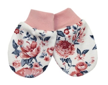 ЛАПКИ, ЦАРАПИНЫ, ДЕТСКИЕ ПЕРЧАТКИ С РОЗАМИ /61/