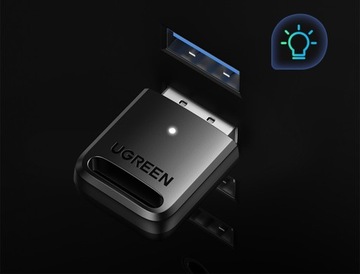 АДАПТЕР UGREEN BLUETOOTH 5.0 ПОРТАТИВНЫЙ USB-концентратор ДЛЯ WINDOWS ДЛЯ 5 УСТРОЙСТВ 20M