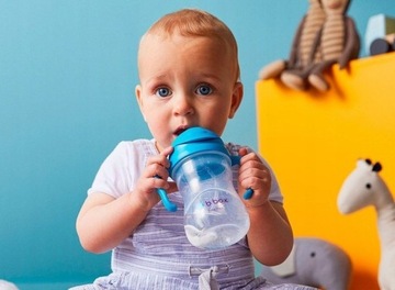 Бутылка для воды B.box для детей - чашка-поильник с трубочкой 240 мл яблоко БЕСПЛАТНО BPA