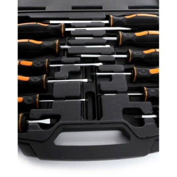 НАБОР ОТВЕРТОК KRAFT&DELE С МАГНИТОМ ДЛЯ НАРЕЗКИ 12 ШТ. KD10284