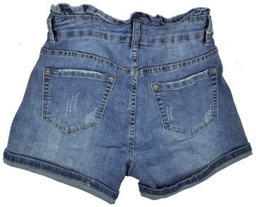 Krótkie spodenki damskie szorty jeansowe 6967 S