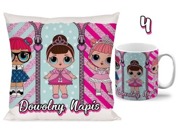 НАБОР ПОДУШКА + КРУЖКА ЛОЛ СЮРПРИЗ + ИМЯ N6