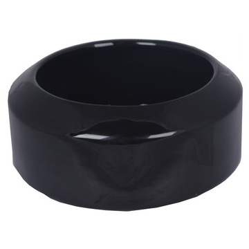 OSŁONKA DONICZKA MISA CERAMICZNA CZARNA DUŻA