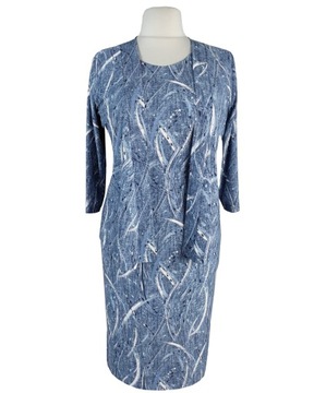 KAMILEA SUKIENKA NARZUTKA R 40 L (SĄ 40-56 L-8XL) KOMPLET DAMSKI ZESTAW