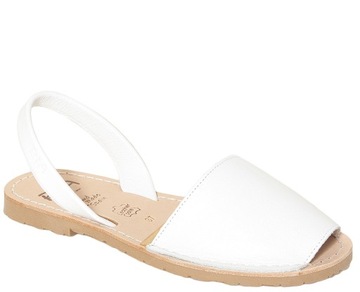 Ria Menorca Basic sandały velvet blanco 20002 37