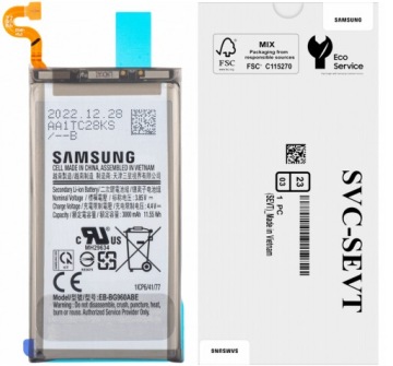Samsung Galaxy S9 SM-G960F/DS Originální Baterie Akumulátor EB-BG960ABE