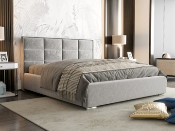 Łóżko 140x200 KEJA - OFERTA MAGAZYNOWA - SZARE LUB BEŻOWE - BESTSELLER